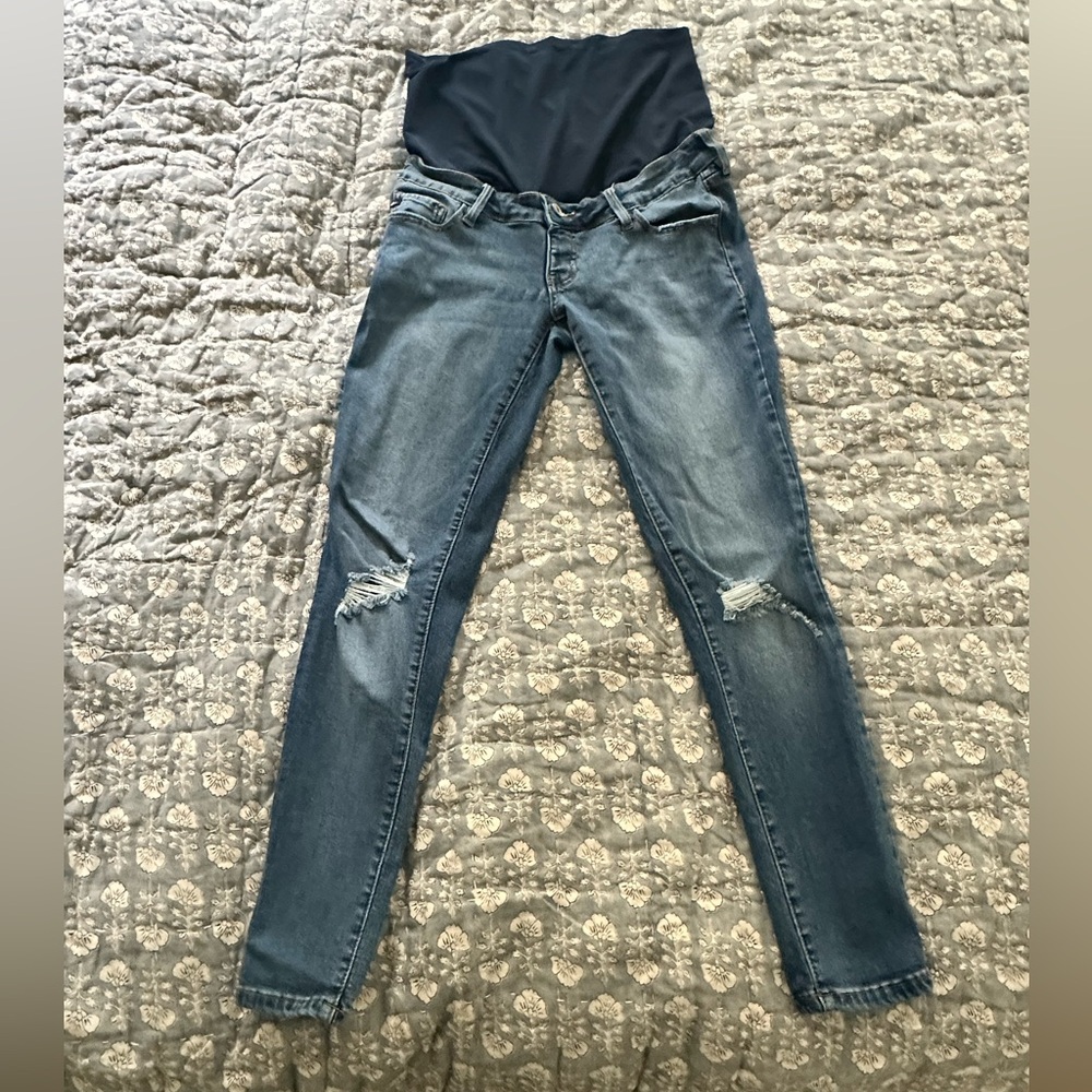 KanCan Blue Skinny Distressed Jeans